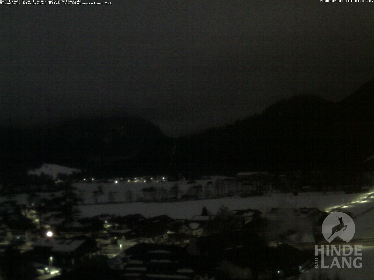 Archiv Foto Webcam Kirchturmblick Richtung Hintersteiner Tal