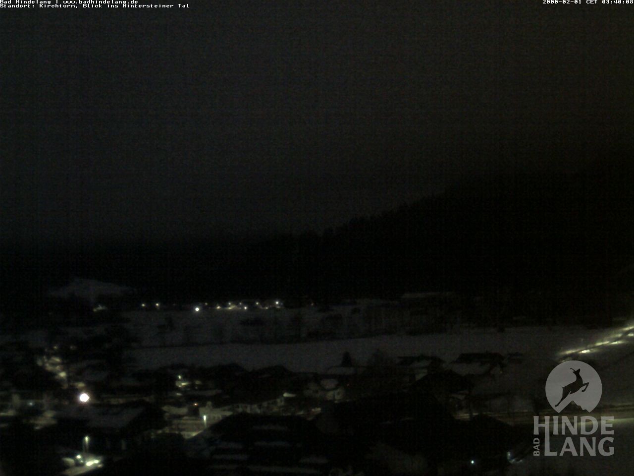 Archiv Foto Webcam Kirchturmblick Richtung Hintersteiner Tal