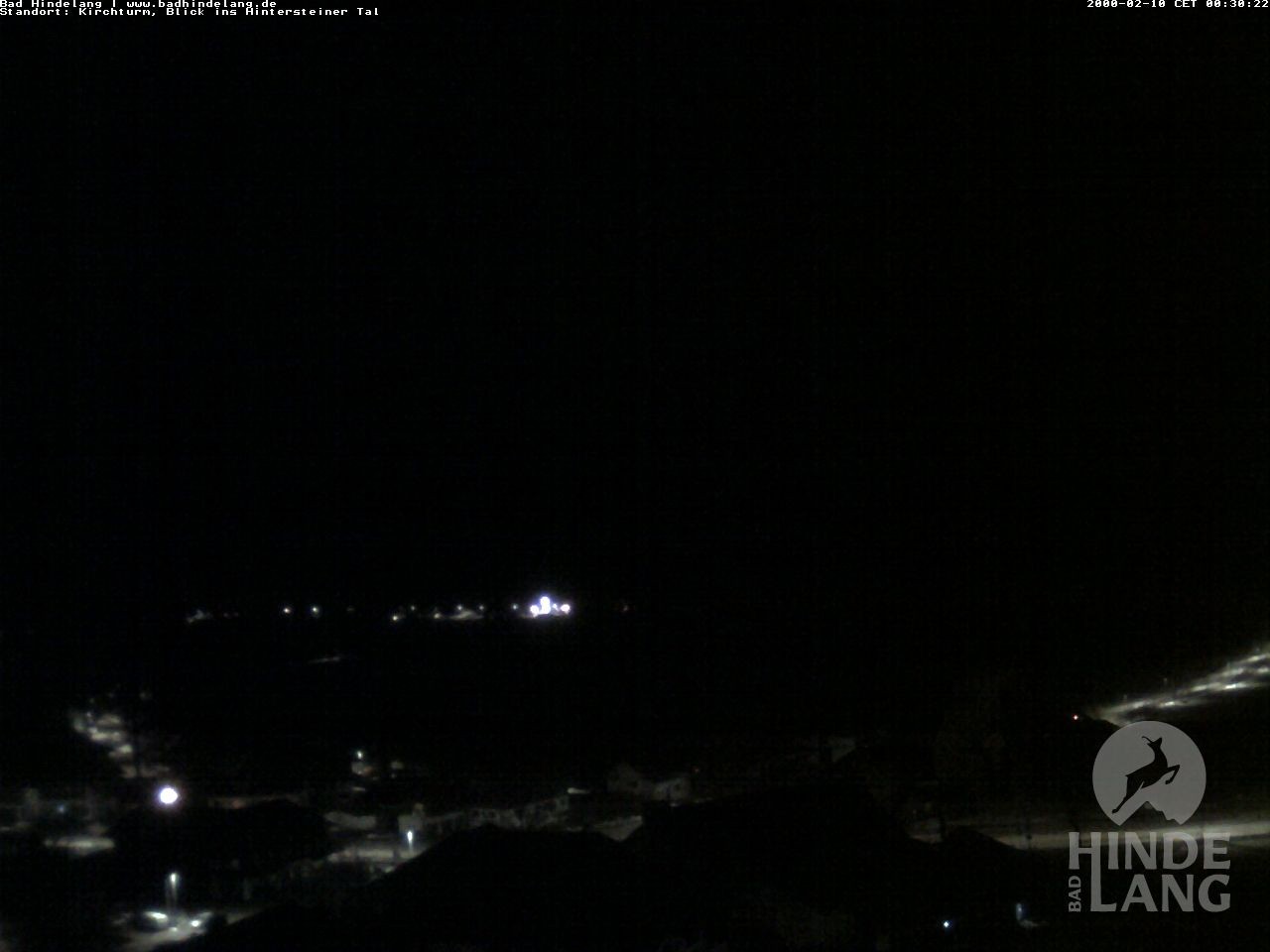 Archiv Foto Webcam Kirchturmblick Richtung Hintersteiner Tal