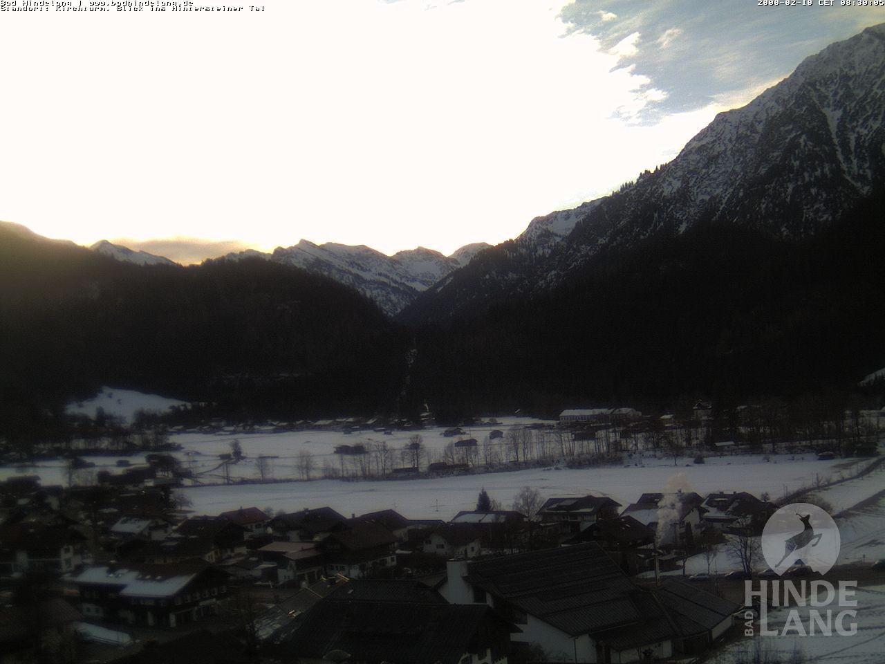 Archiv Foto Webcam Kirchturmblick Richtung Hintersteiner Tal