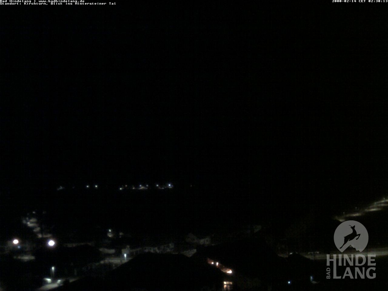 Archiv Foto Webcam Kirchturmblick Richtung Hintersteiner Tal