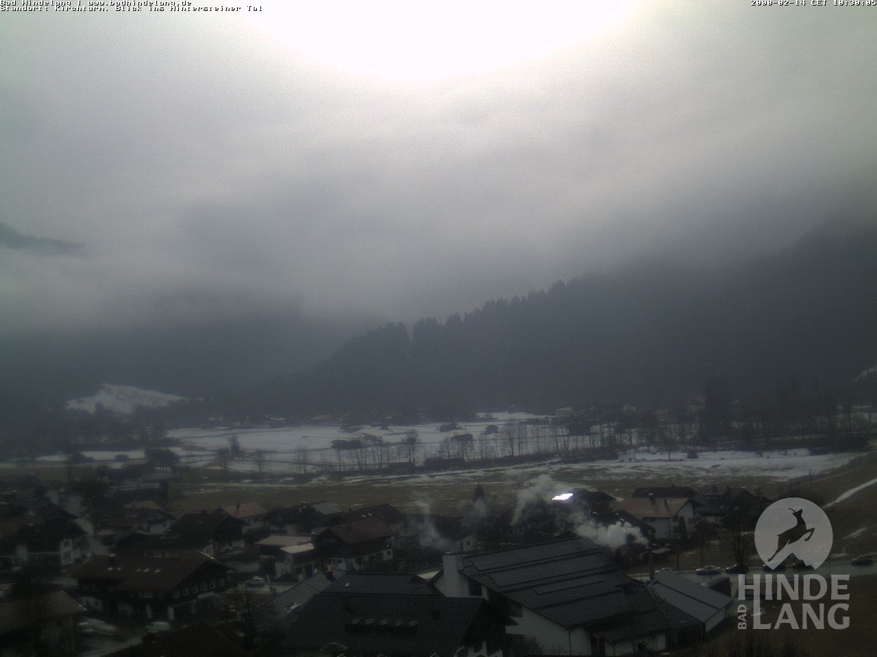 Archiv Foto Webcam Kirchturmblick Richtung Hintersteiner Tal