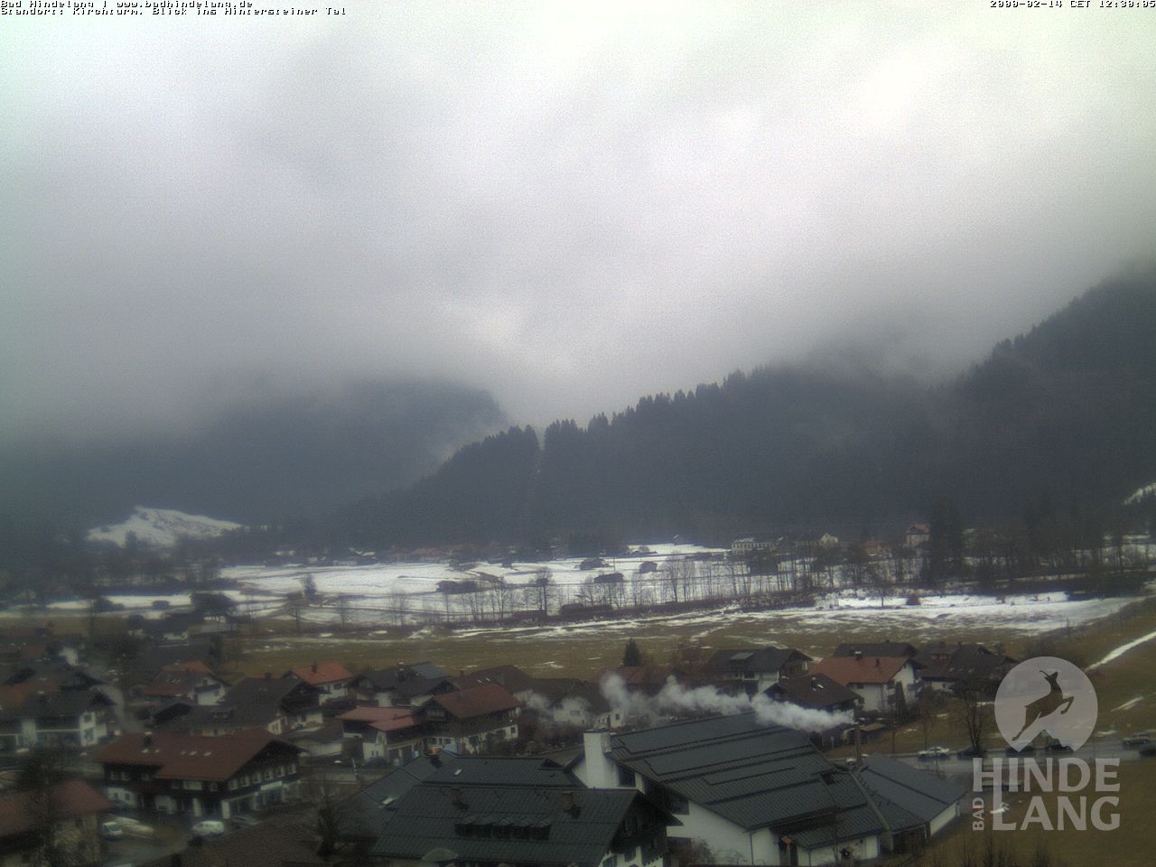 Archiv Foto Webcam Kirchturmblick Richtung Hintersteiner Tal