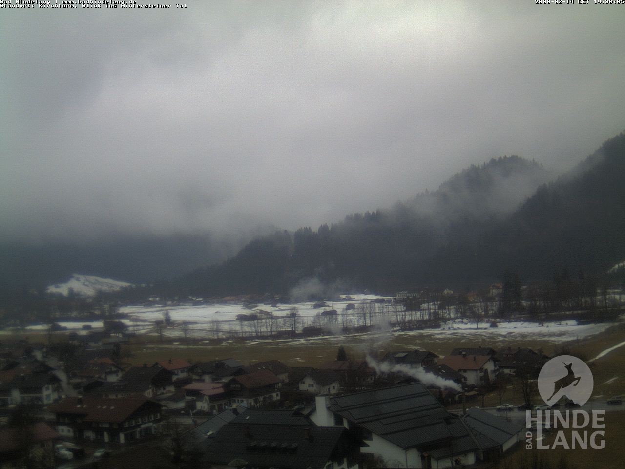 Archiv Foto Webcam Kirchturmblick Richtung Hintersteiner Tal