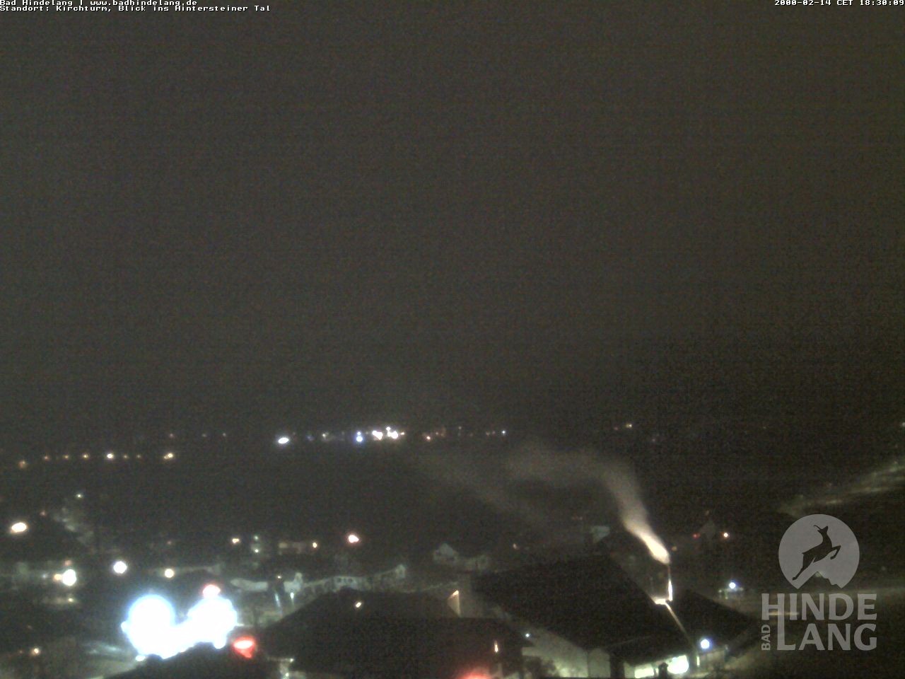 Archiv Foto Webcam Kirchturmblick Richtung Hintersteiner Tal