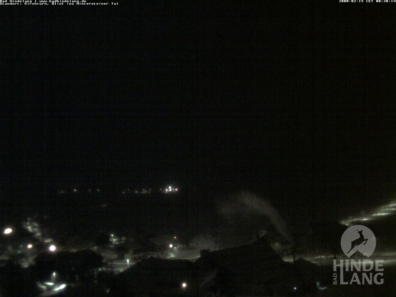 Archiv Foto Webcam Kirchturmblick Richtung Hintersteiner Tal