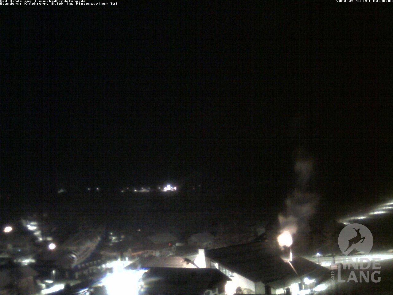 Archiv Foto Webcam Kirchturmblick Richtung Hintersteiner Tal