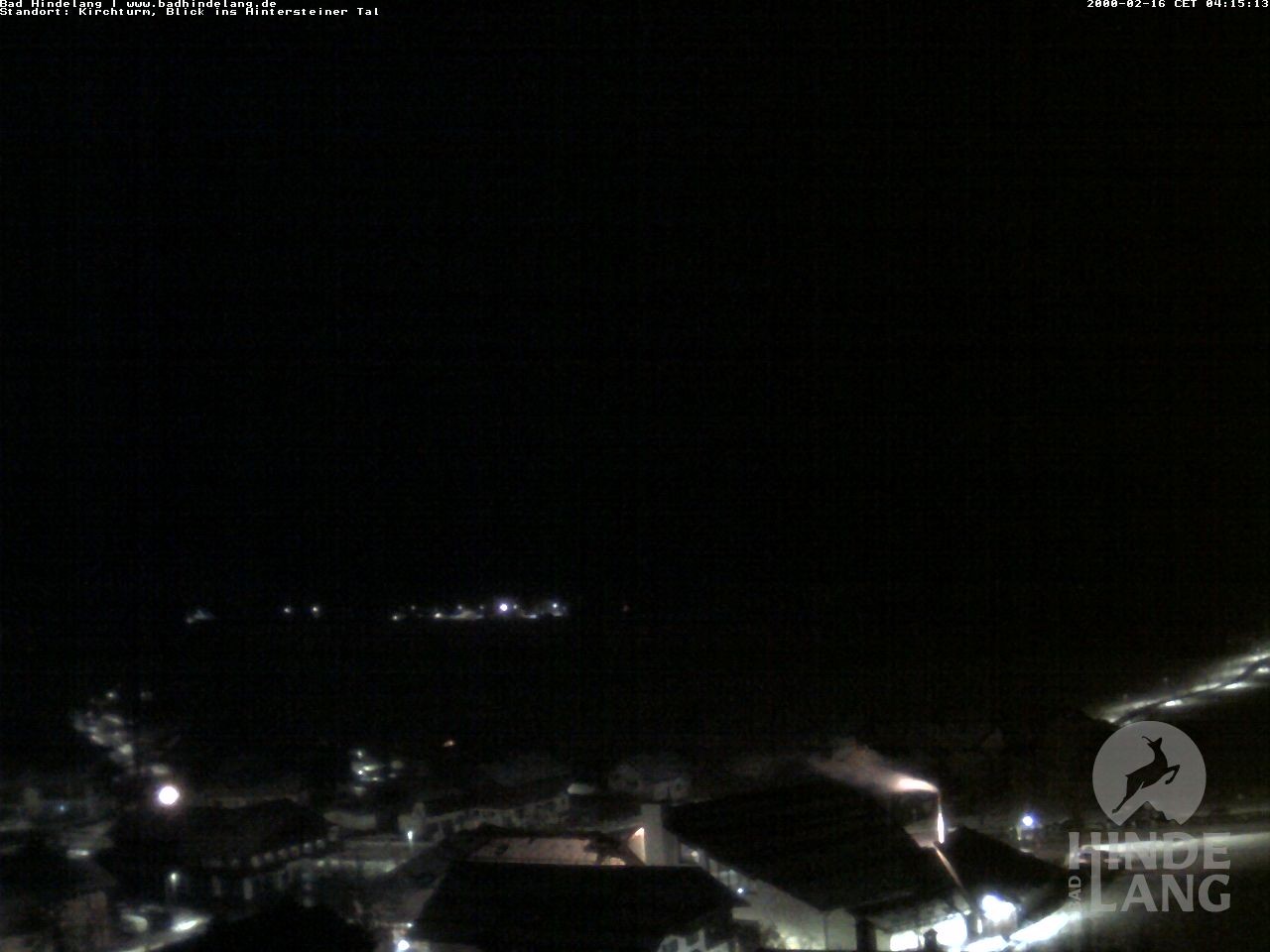 Archiv Foto Webcam Kirchturmblick Richtung Hintersteiner Tal