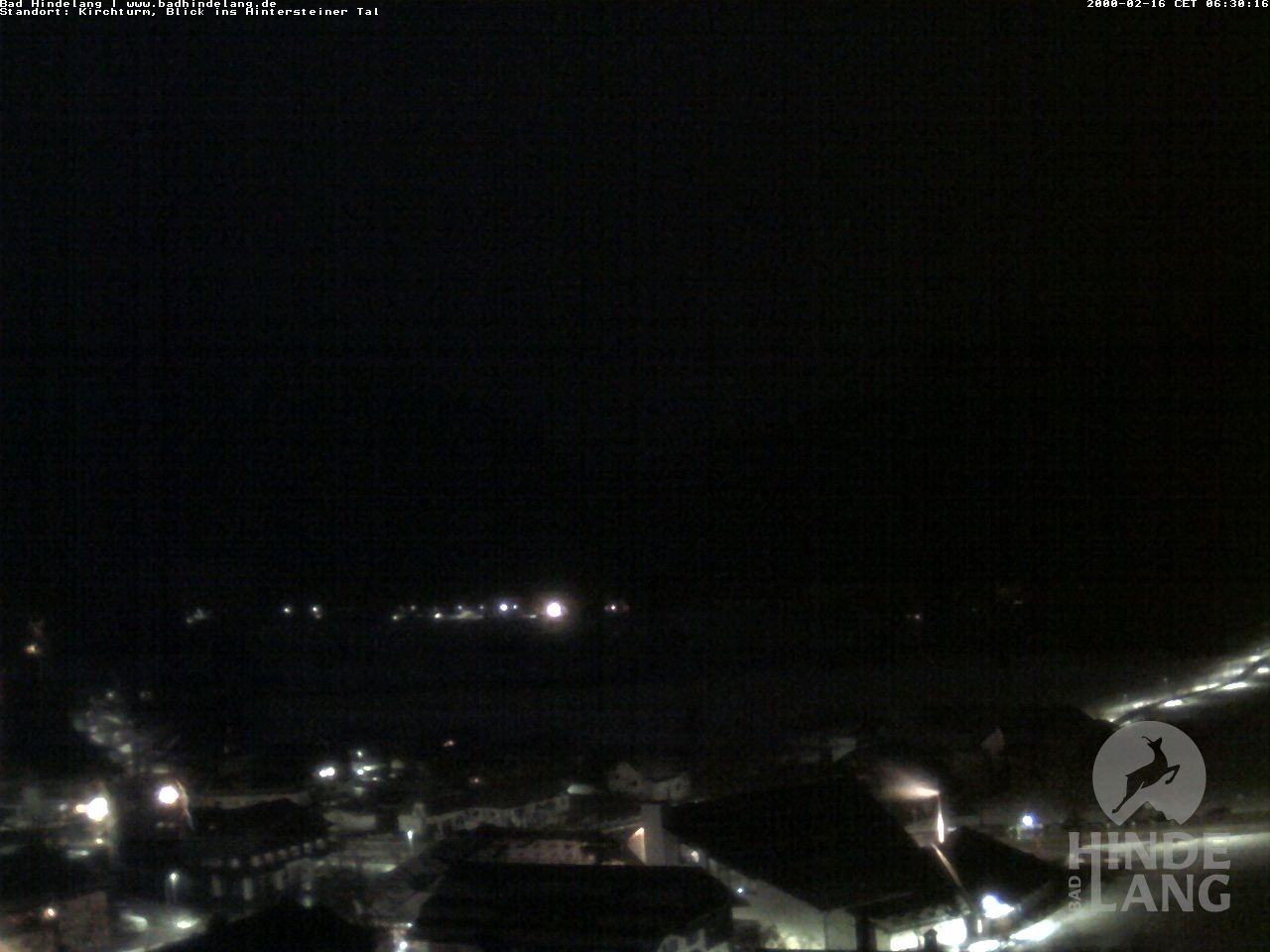 Archiv Foto Webcam Kirchturmblick Richtung Hintersteiner Tal