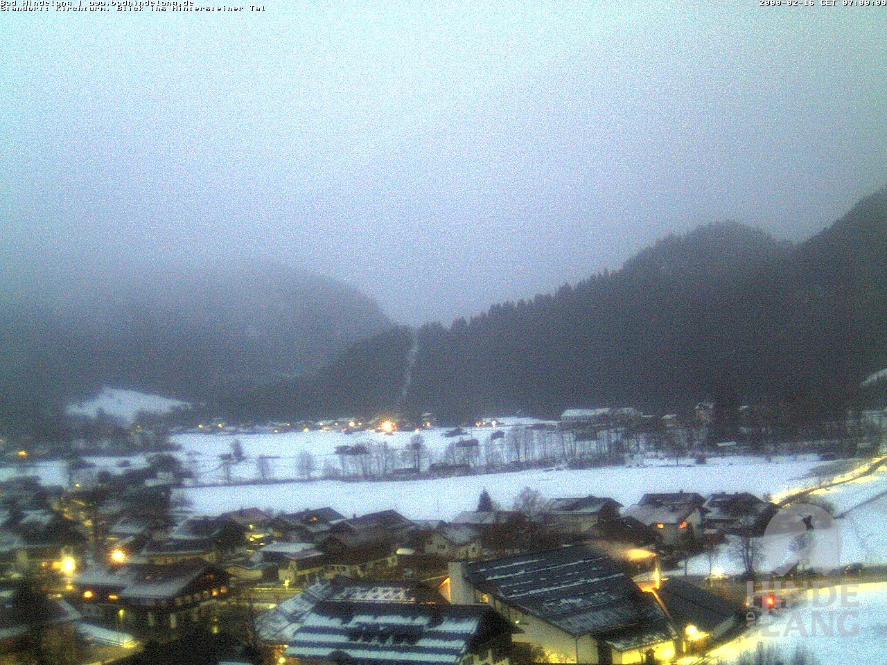 Archiv Foto Webcam Kirchturmblick Richtung Hintersteiner Tal