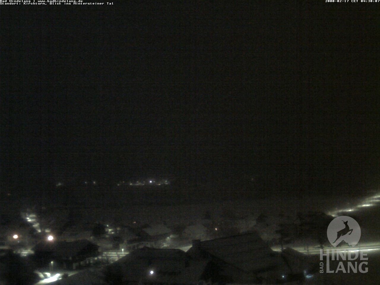 Archiv Foto Webcam Kirchturmblick Richtung Hintersteiner Tal