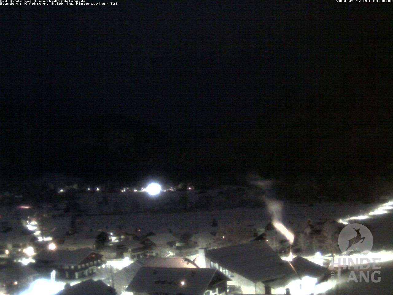 Archiv Foto Webcam Kirchturmblick Richtung Hintersteiner Tal