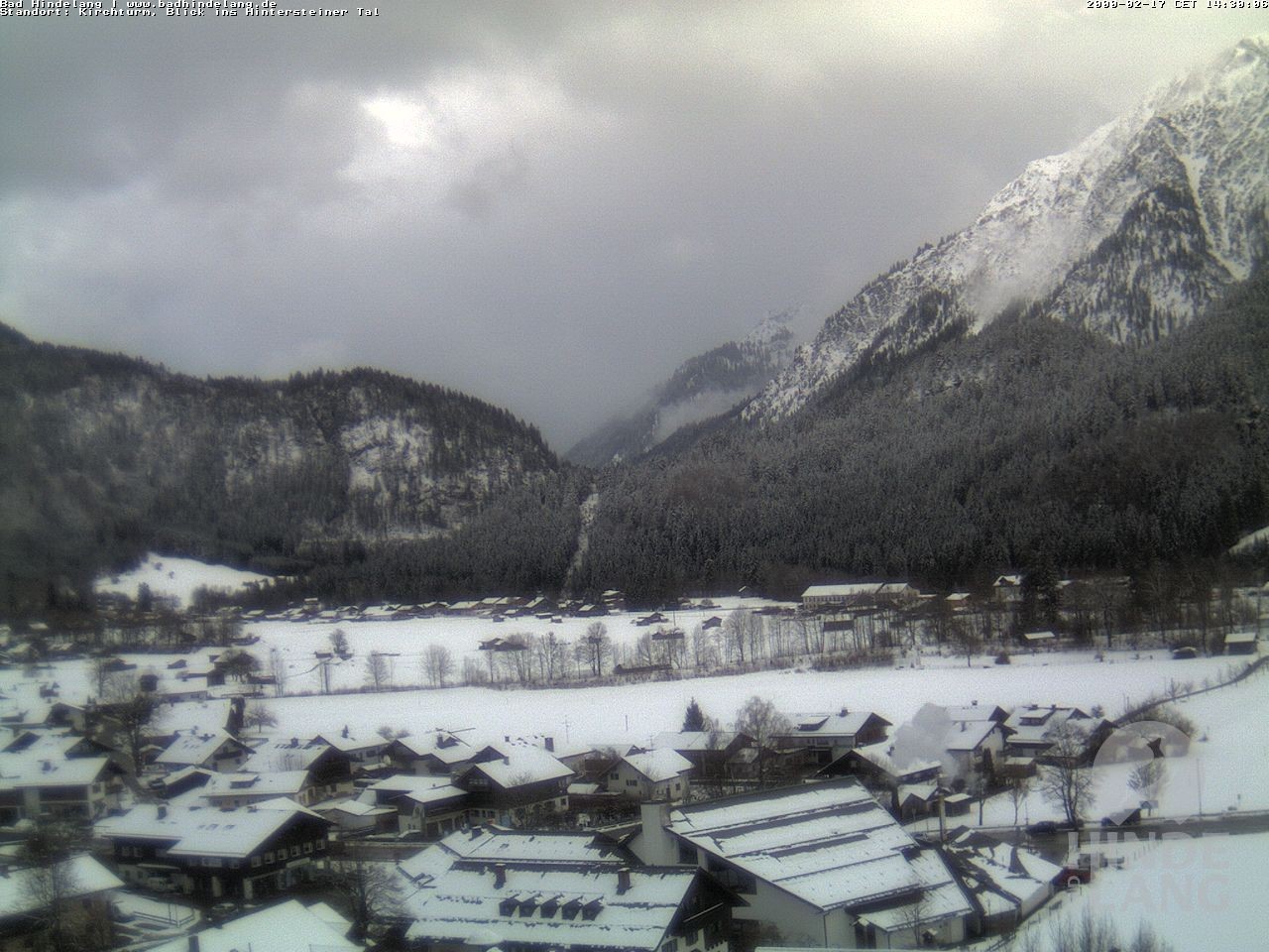 Archiv Foto Webcam Kirchturmblick Richtung Hintersteiner Tal
