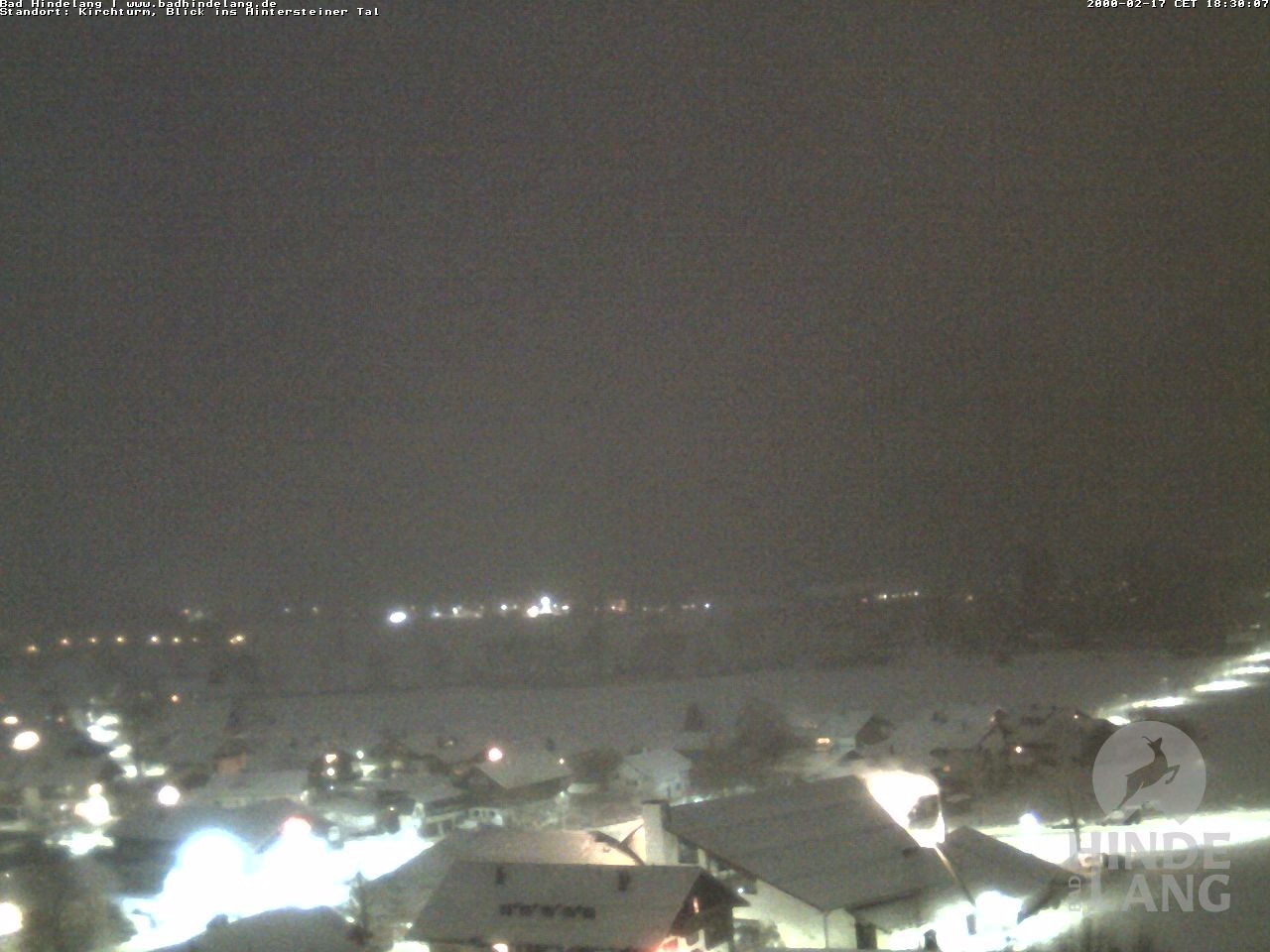 Archiv Foto Webcam Kirchturmblick Richtung Hintersteiner Tal