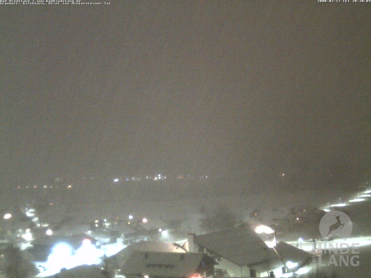 Archiv Foto Webcam Kirchturmblick Richtung Hintersteiner Tal