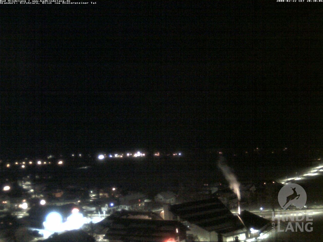 Archiv Foto Webcam Kirchturmblick Richtung Hintersteiner Tal