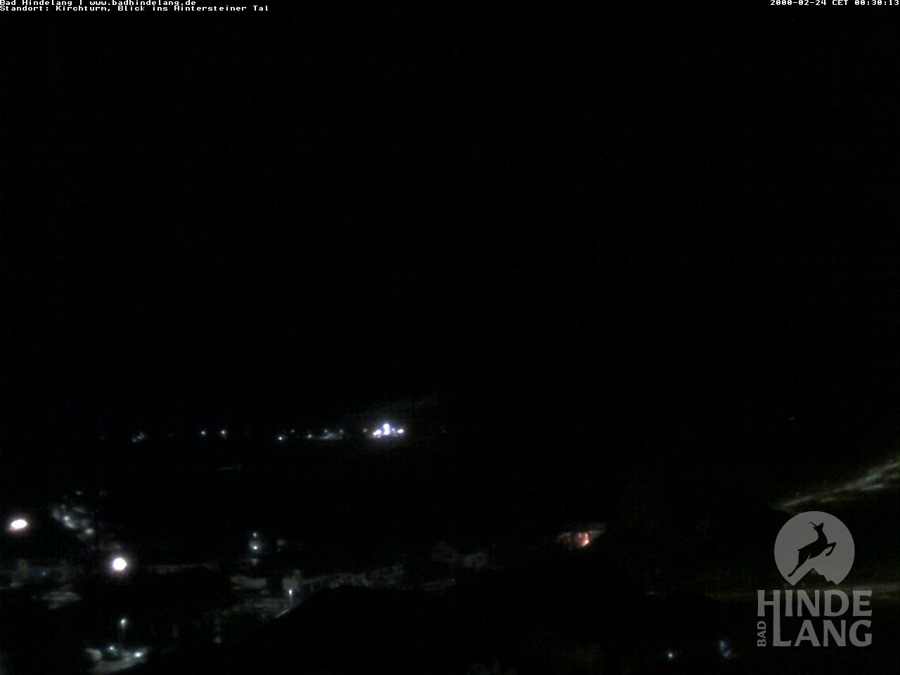 Archiv Foto Webcam Kirchturmblick Richtung Hintersteiner Tal