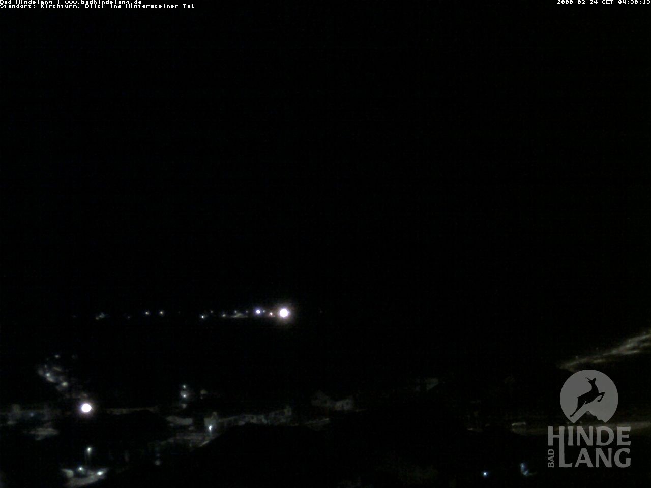 Archiv Foto Webcam Kirchturmblick Richtung Hintersteiner Tal