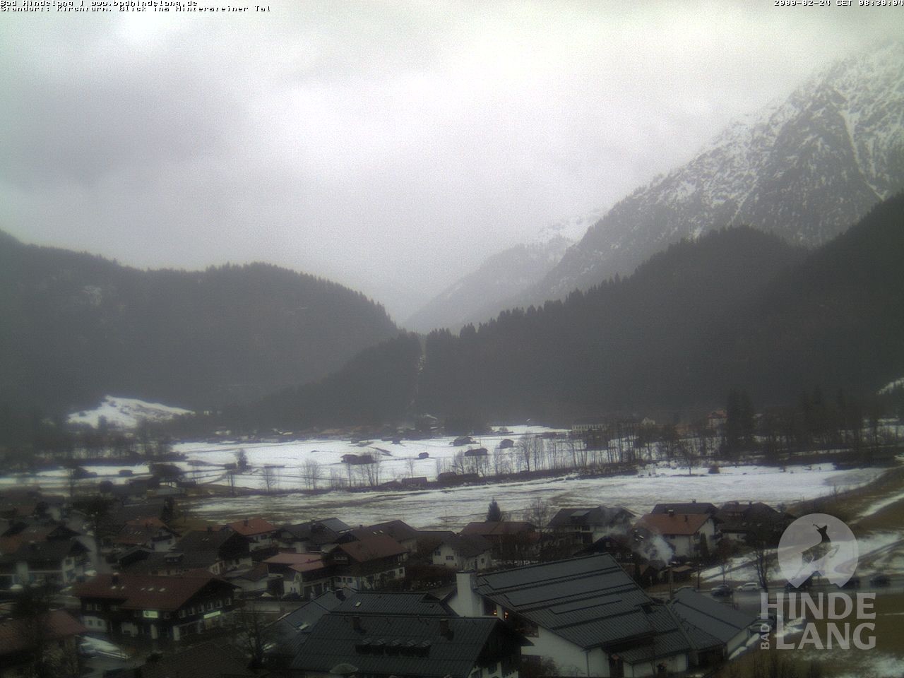 Archiv Foto Webcam Kirchturmblick Richtung Hintersteiner Tal