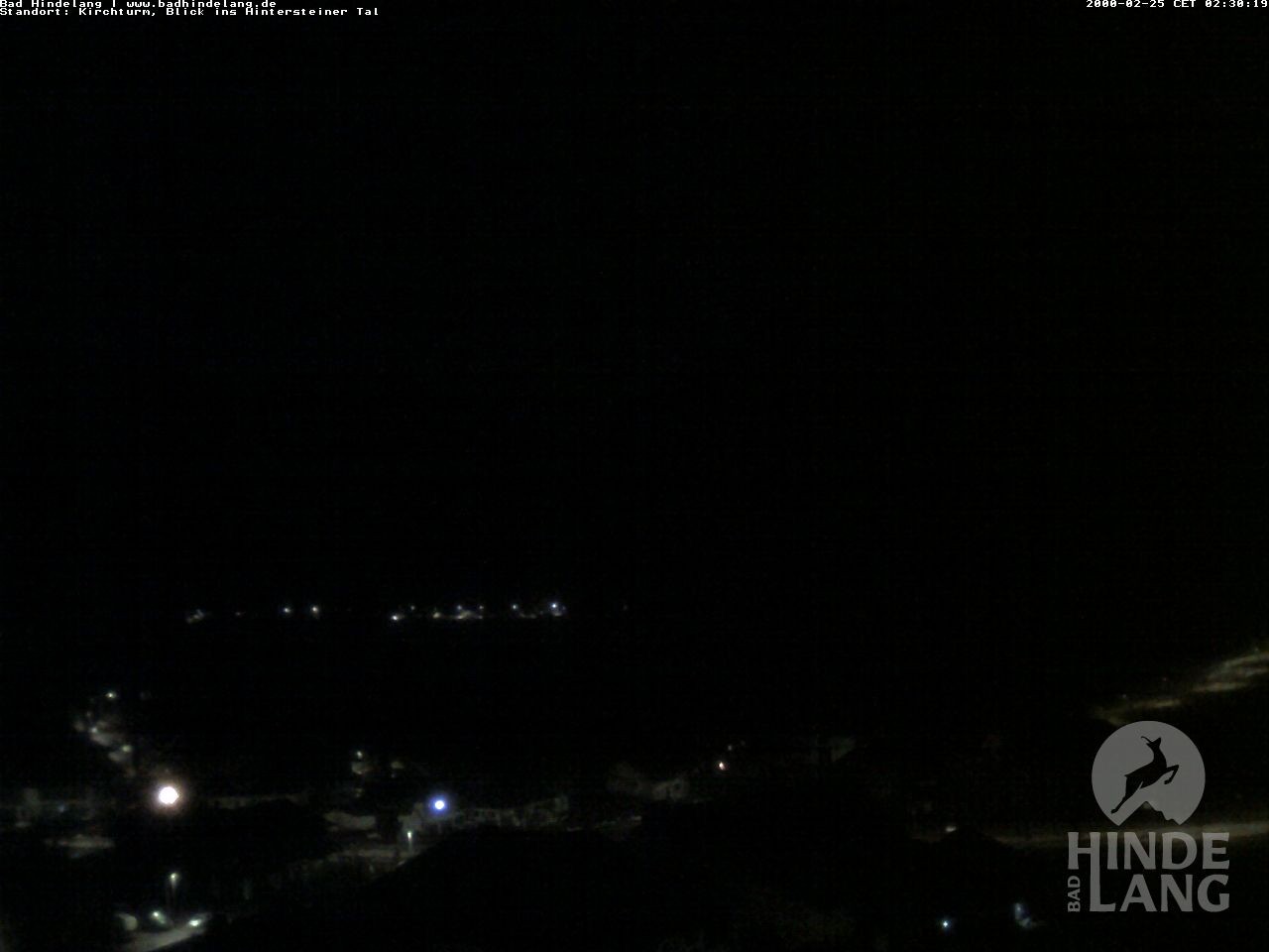 Archiv Foto Webcam Kirchturmblick Richtung Hintersteiner Tal