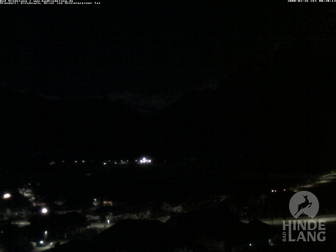 Archived image Webcam View of the church Bad Hindelang