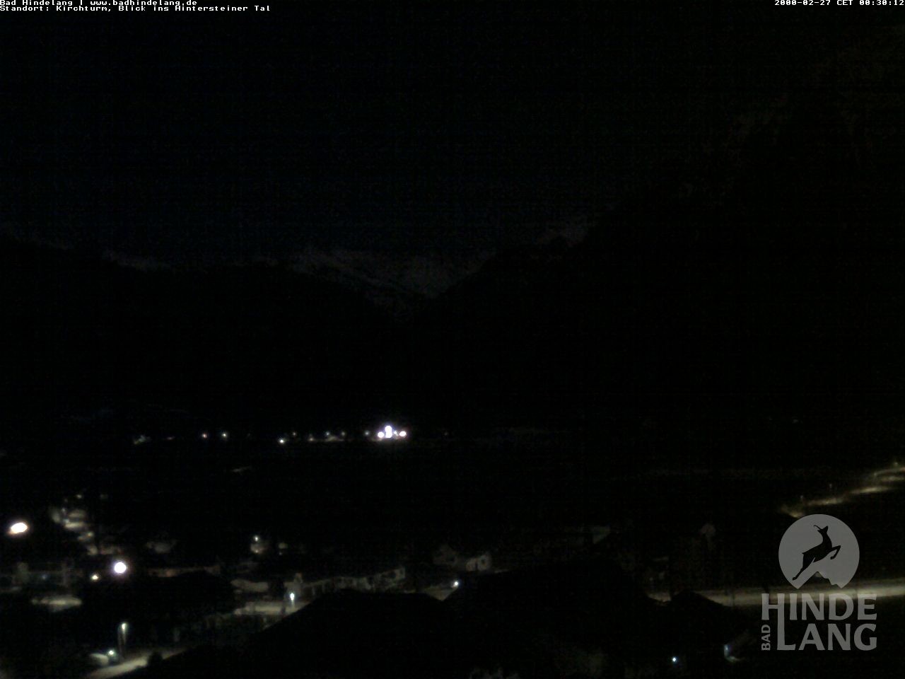 Archived image Webcam View of the church Bad Hindelang