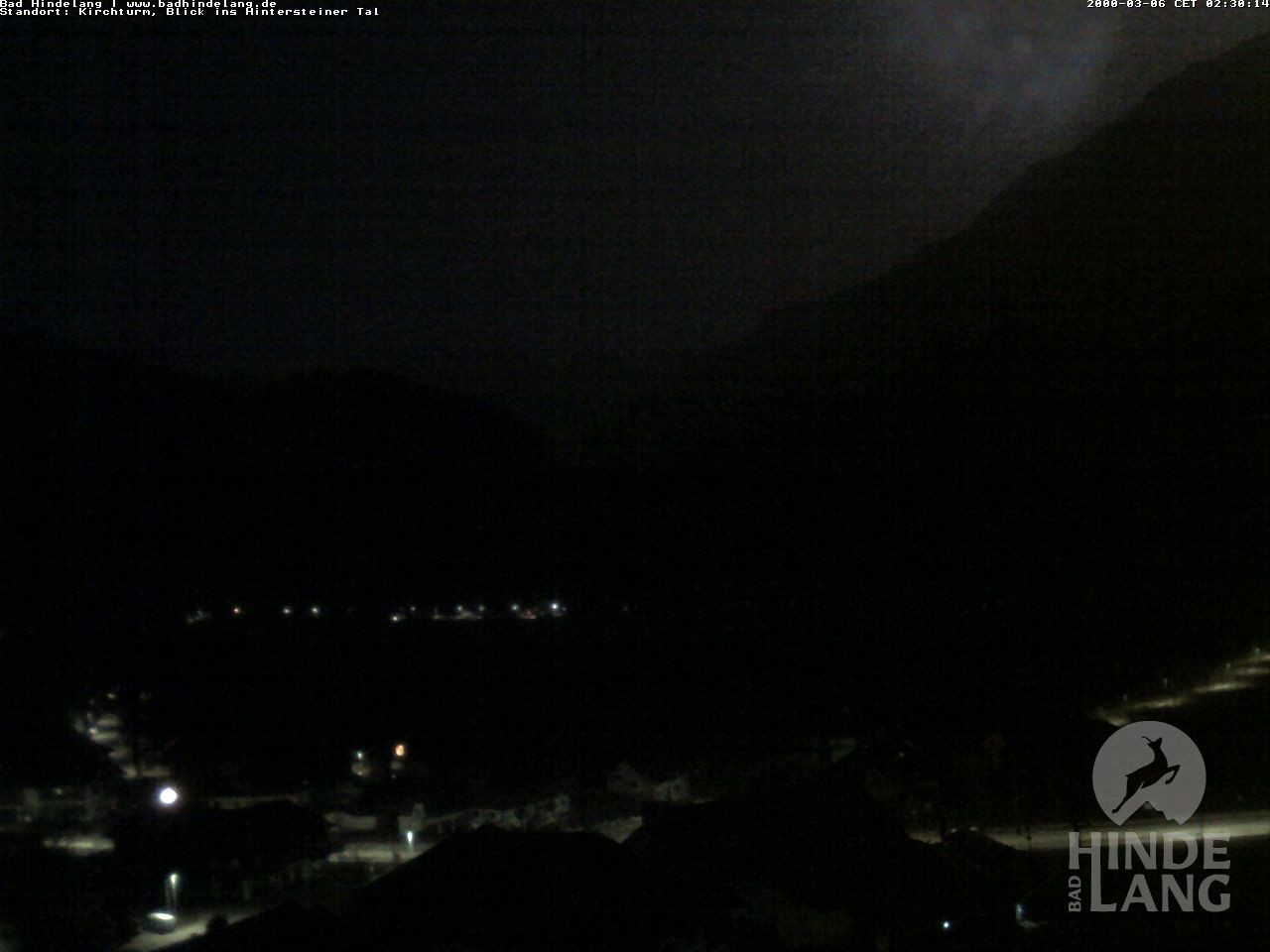Archived image Webcam View of the church Bad Hindelang
