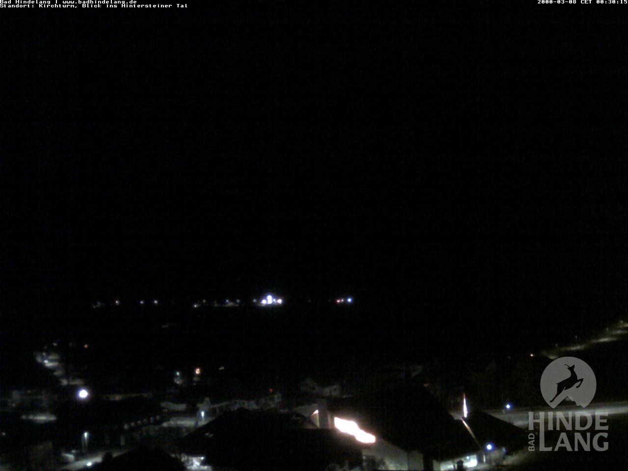 Archiv Foto Webcam Kirchturmblick Richtung Hintersteiner Tal