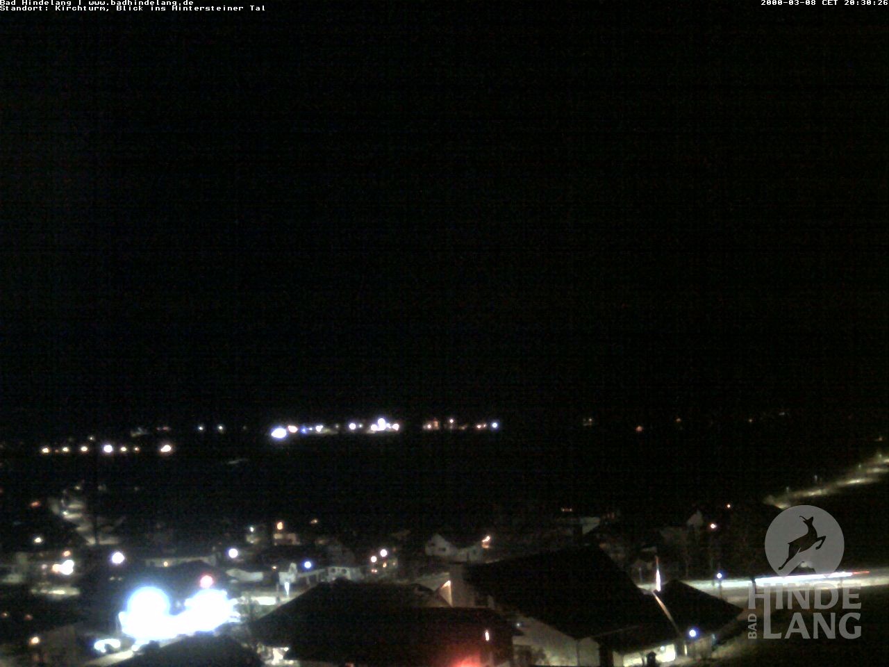 Archiv Foto Webcam Kirchturmblick Richtung Hintersteiner Tal