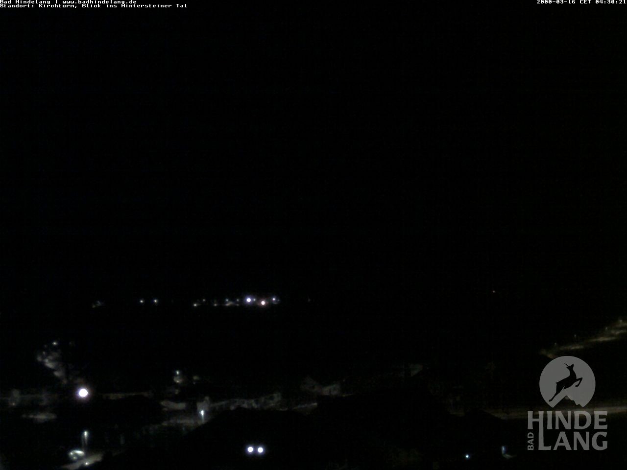 Archiv Foto Webcam Kirchturmblick Richtung Hintersteiner Tal