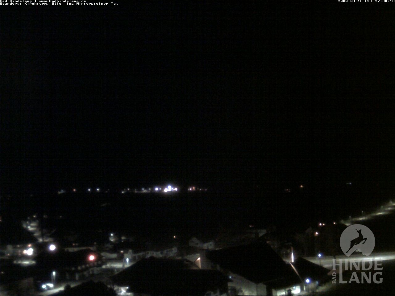 Archiv Foto Webcam Kirchturmblick Richtung Hintersteiner Tal