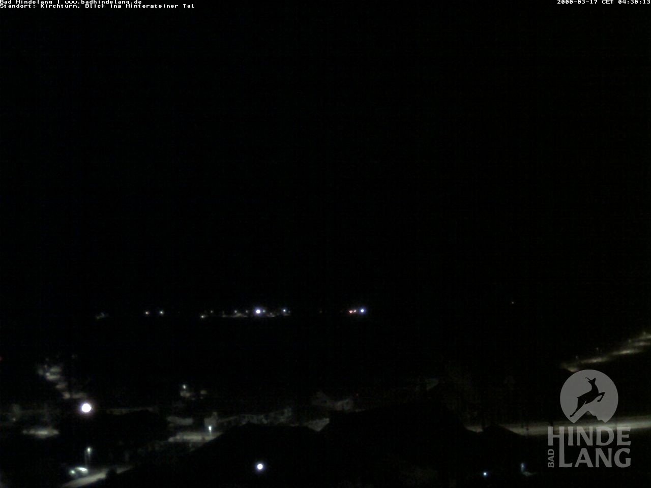 Archiv Foto Webcam Kirchturmblick Richtung Hintersteiner Tal