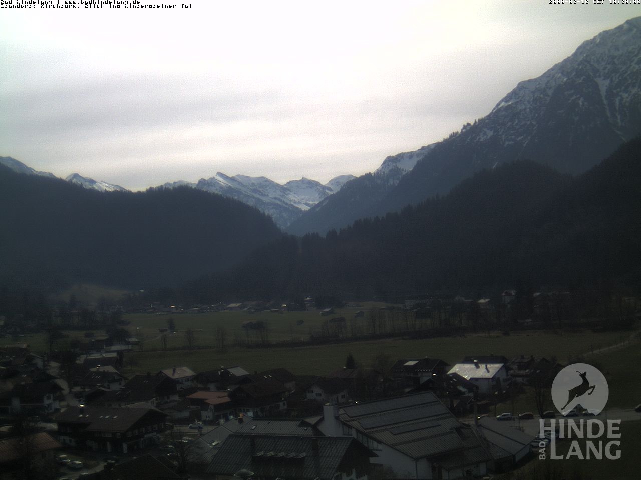 Archiv Foto Webcam Kirchturmblick Richtung Hintersteiner Tal
