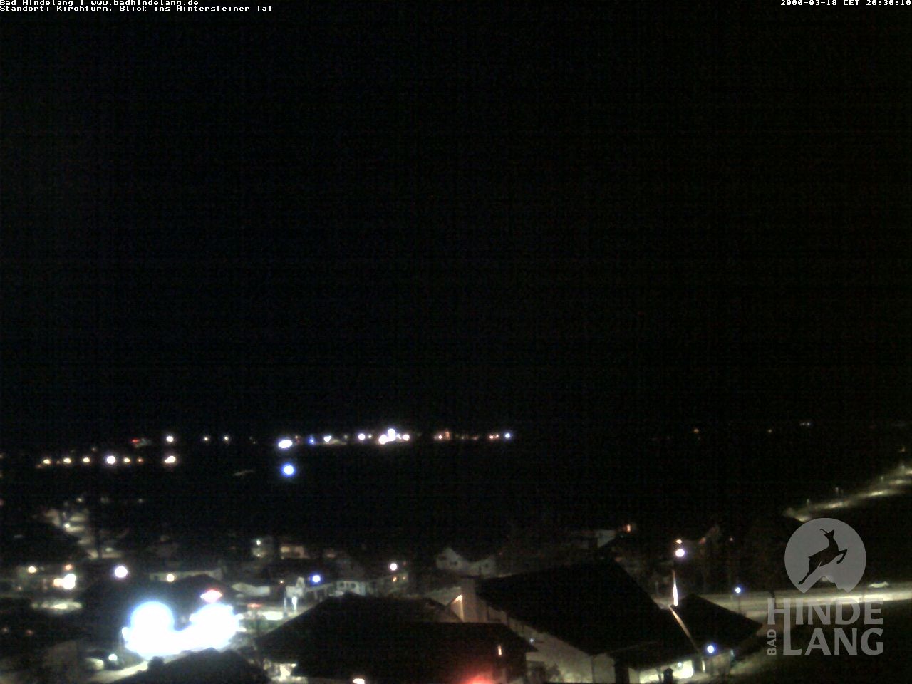 Archived image Webcam View of the church Bad Hindelang