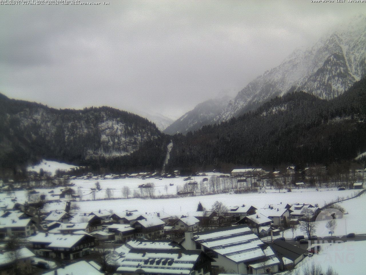 Archiv Foto Webcam Kirchturmblick Richtung Hintersteiner Tal