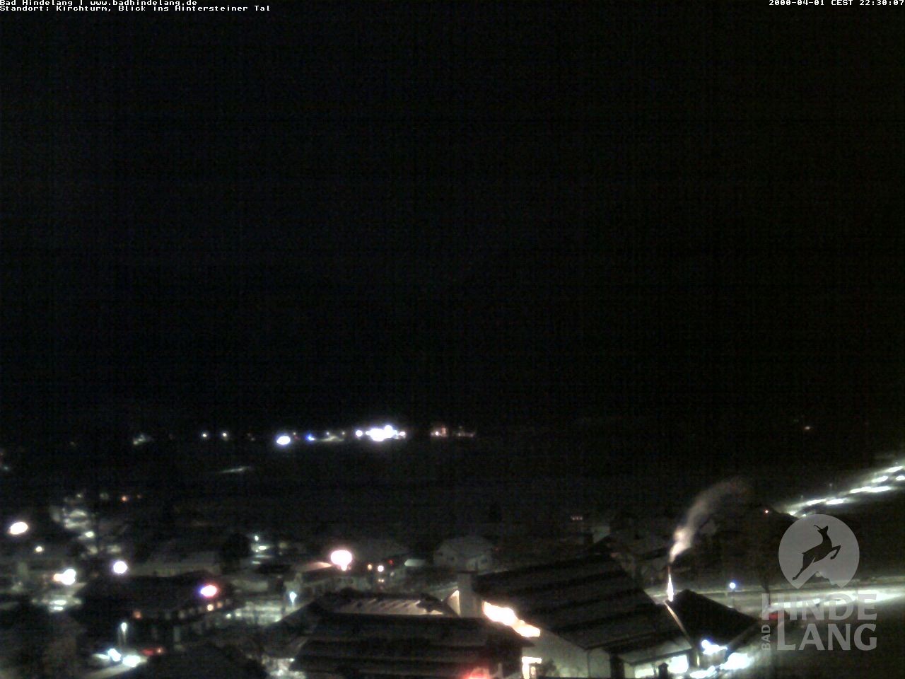 Archiv Foto Webcam Kirchturmblick Richtung Hintersteiner Tal