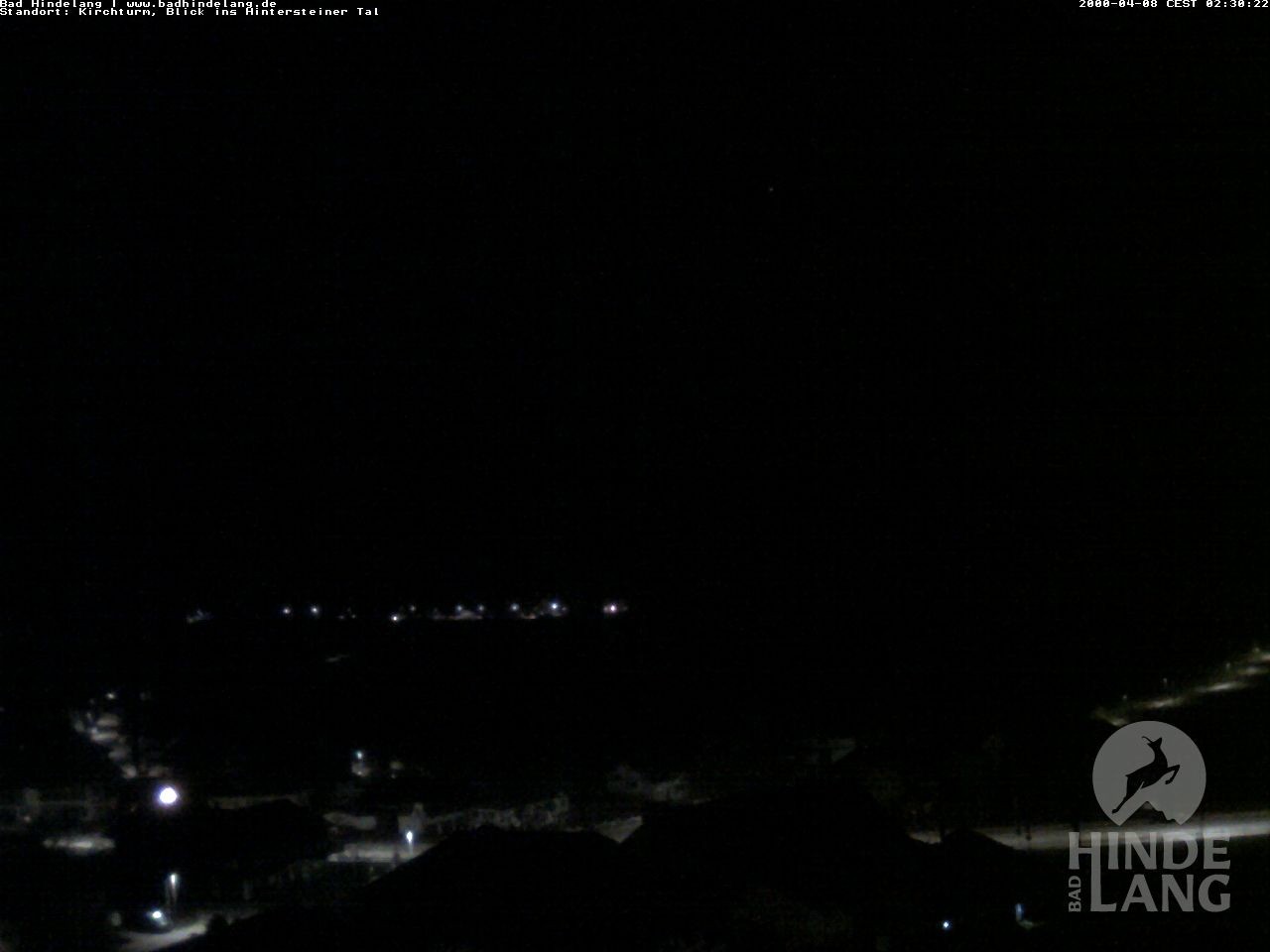 Archived image Webcam View of the church Bad Hindelang