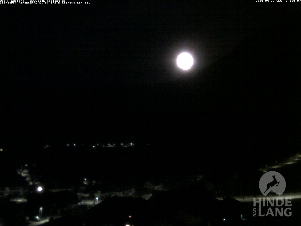 Archived image Webcam View of the church Bad Hindelang