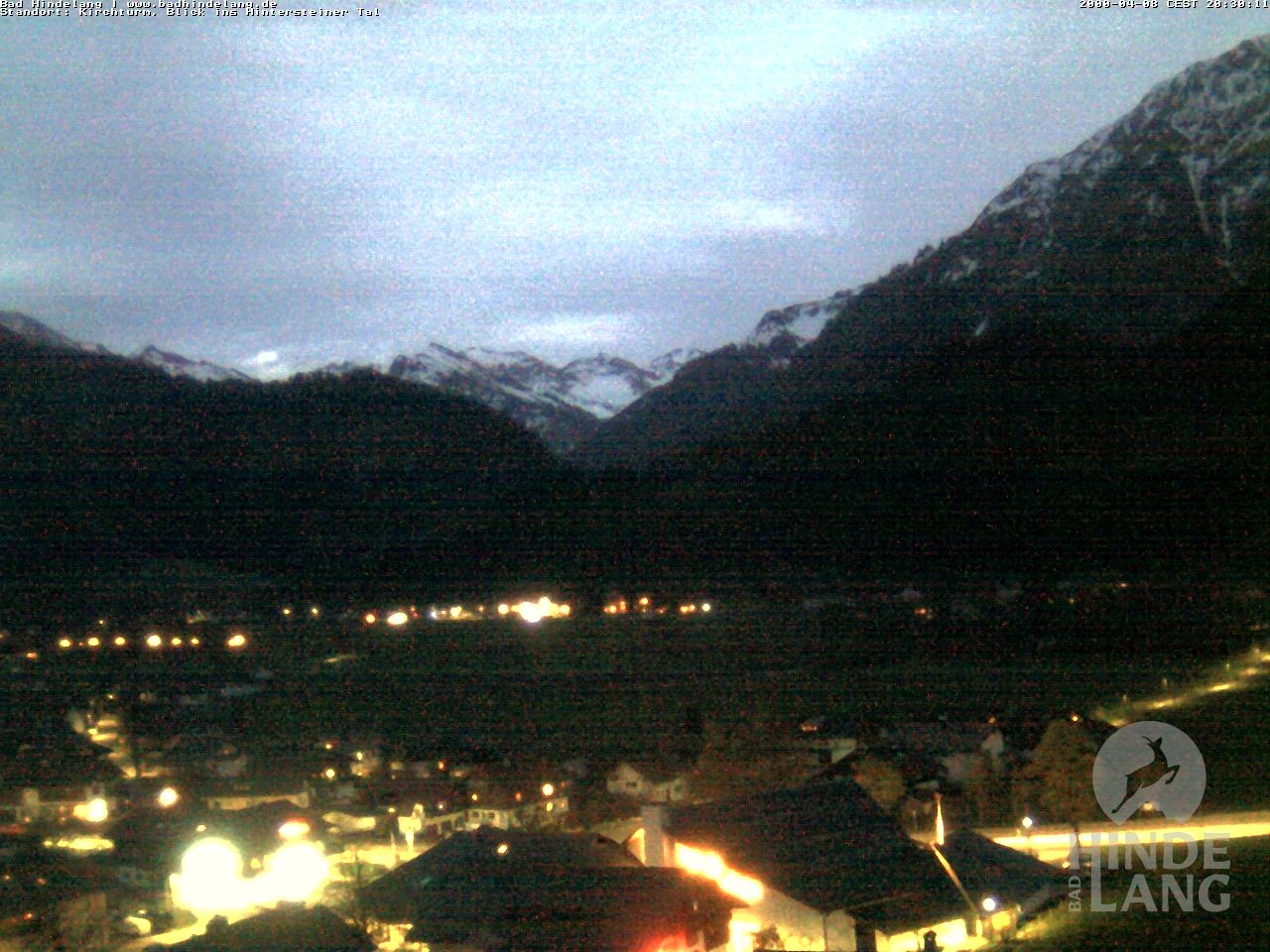 Archiv Foto Webcam Kirchturmblick Richtung Hintersteiner Tal