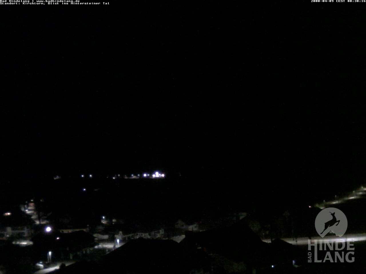 Archiv Foto Webcam Kirchturmblick Richtung Hintersteiner Tal