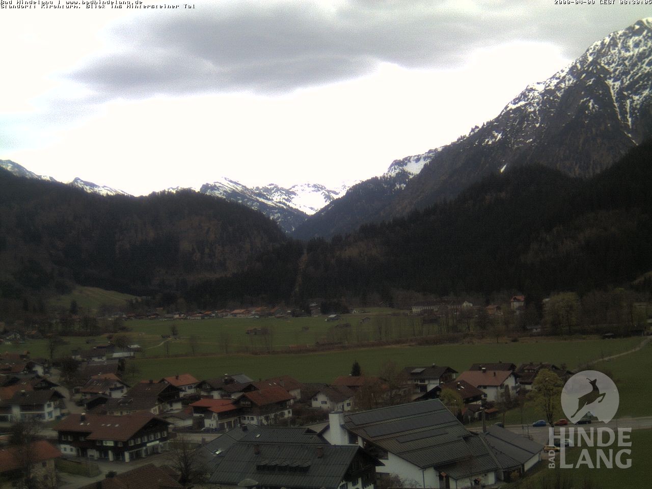 Archiv Foto Webcam Kirchturmblick Richtung Hintersteiner Tal