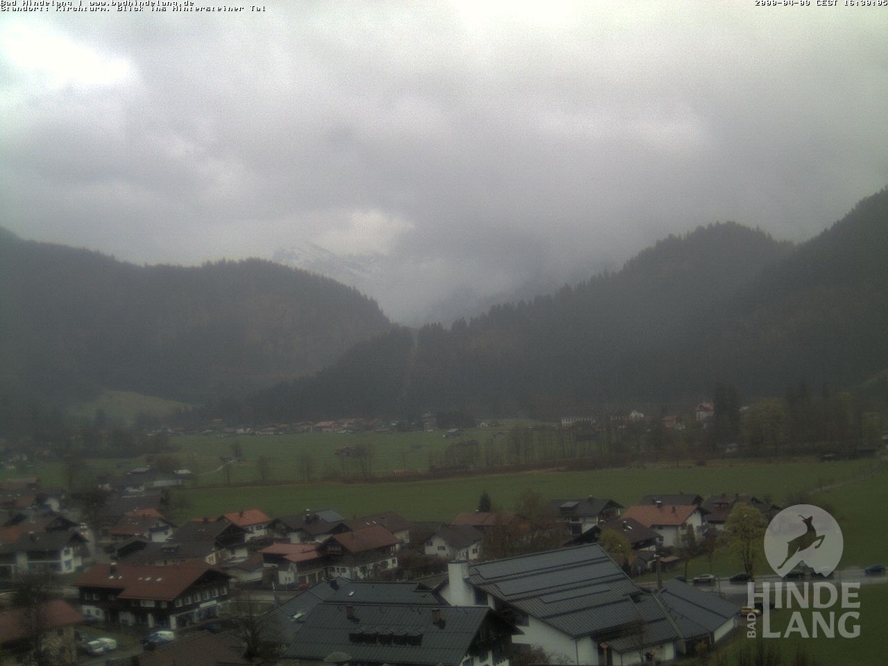 Archiv Foto Webcam Kirchturmblick Richtung Hintersteiner Tal