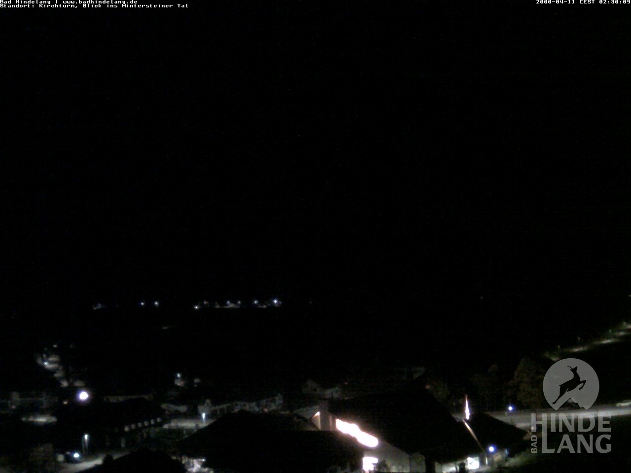 Archiv Foto Webcam Kirchturmblick Richtung Hintersteiner Tal