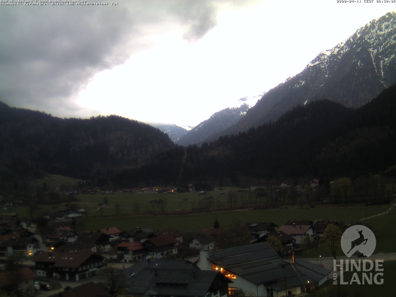 Archiv Foto Webcam Kirchturmblick Richtung Hintersteiner Tal