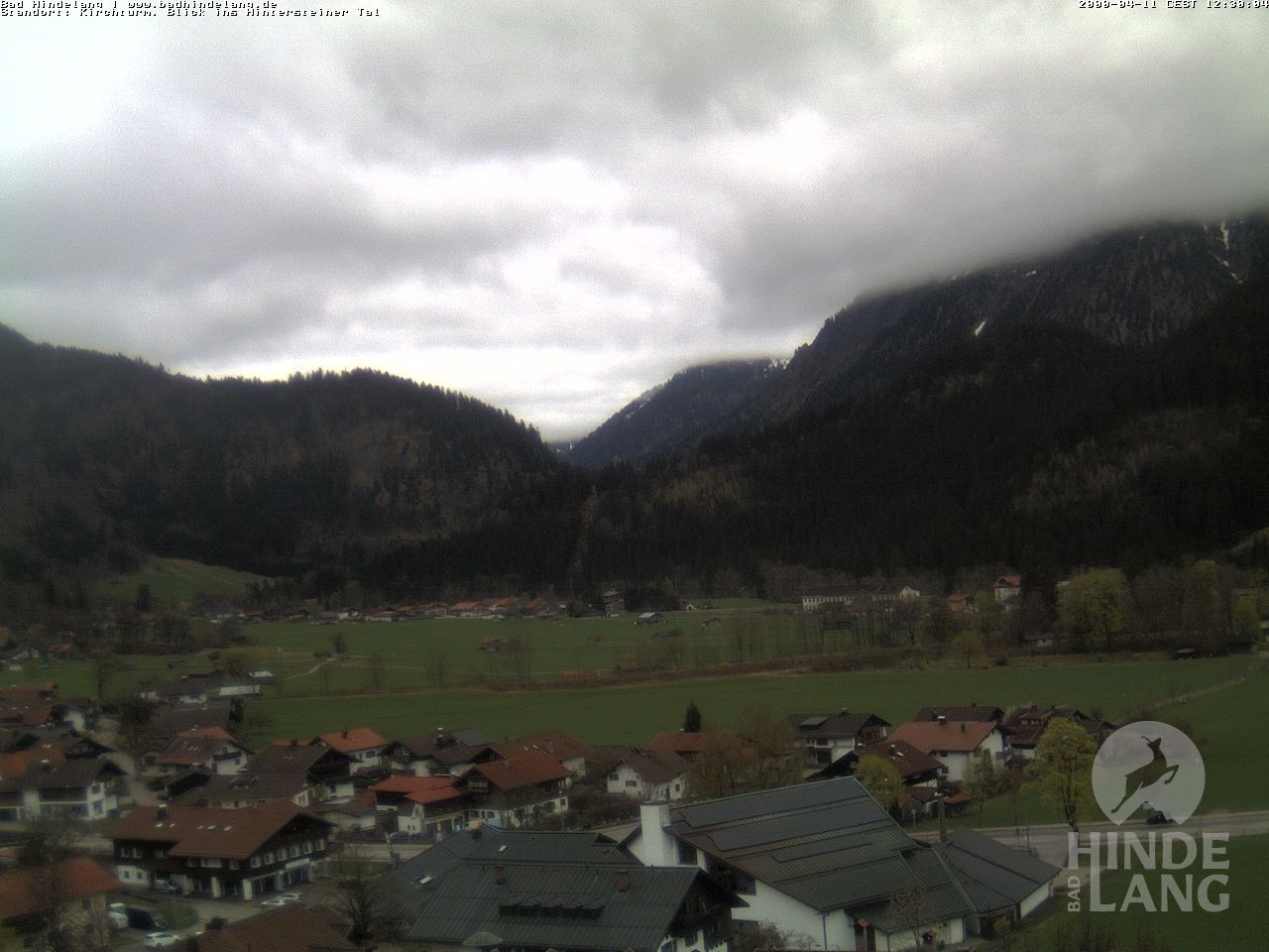 Archiv Foto Webcam Kirchturmblick Richtung Hintersteiner Tal