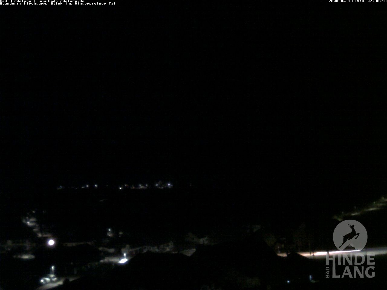 Archived image Webcam View of the church Bad Hindelang