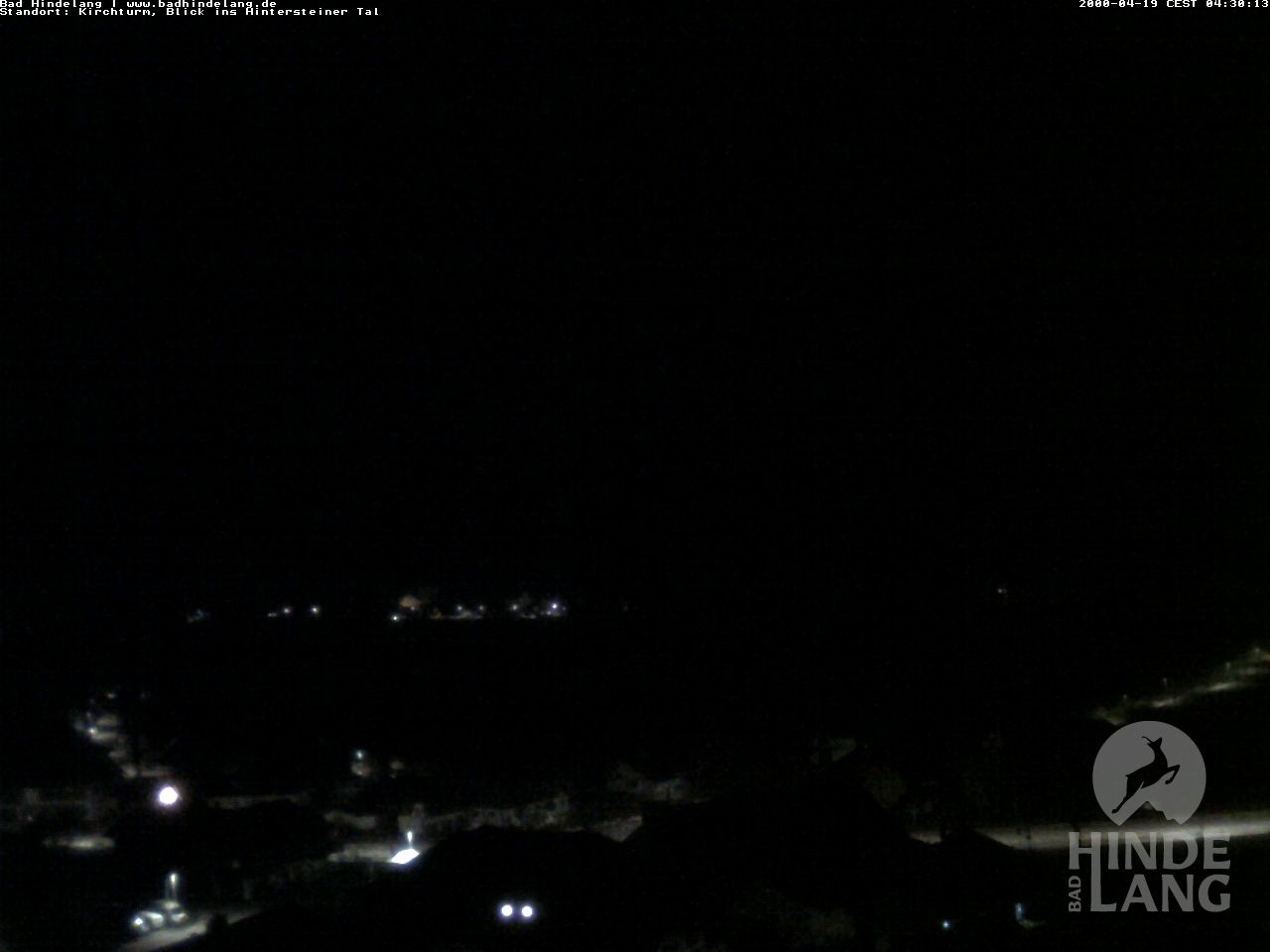 Archived image Webcam View of the church Bad Hindelang