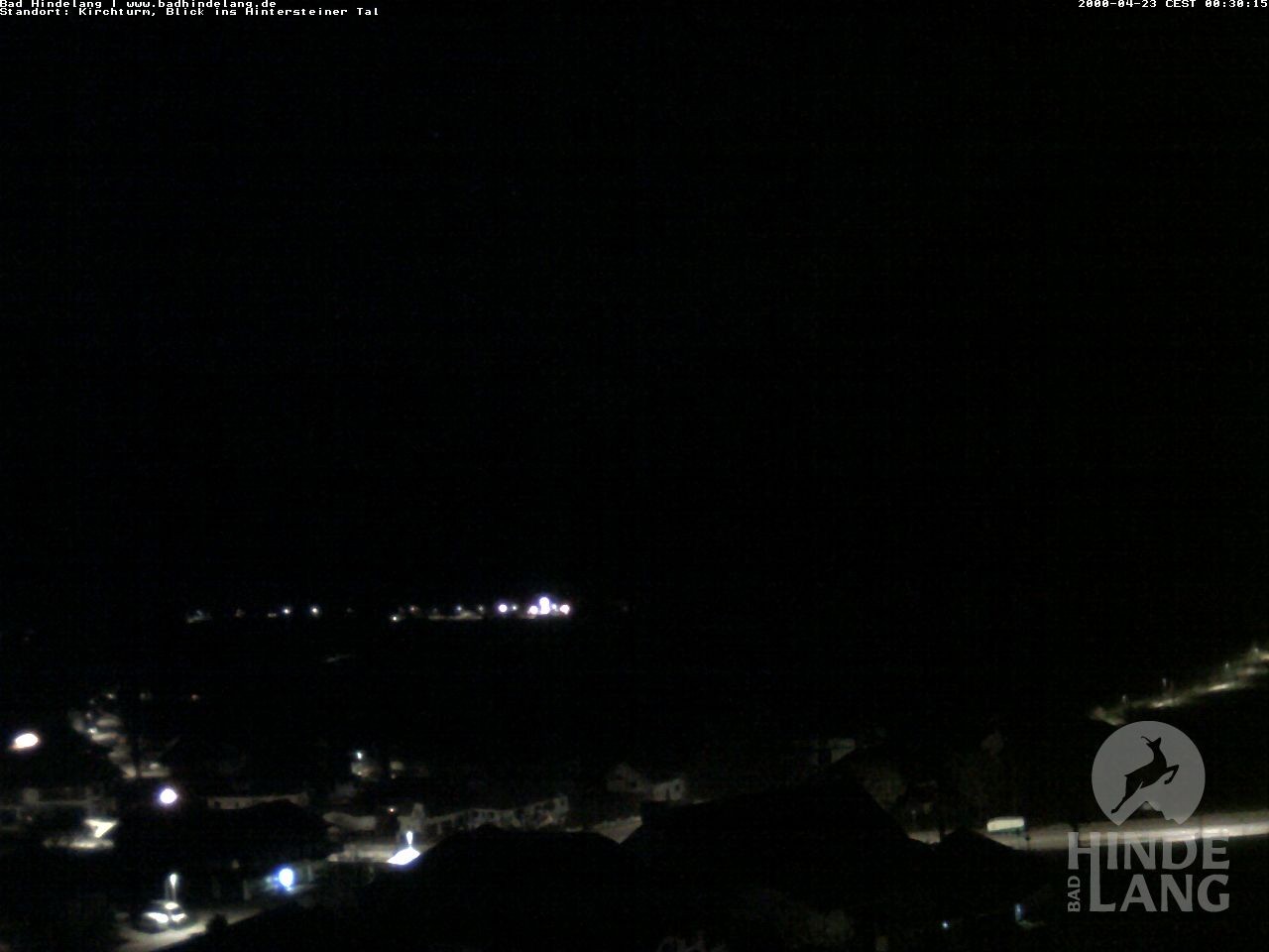 Archiv Foto Webcam Kirchturmblick Richtung Hintersteiner Tal