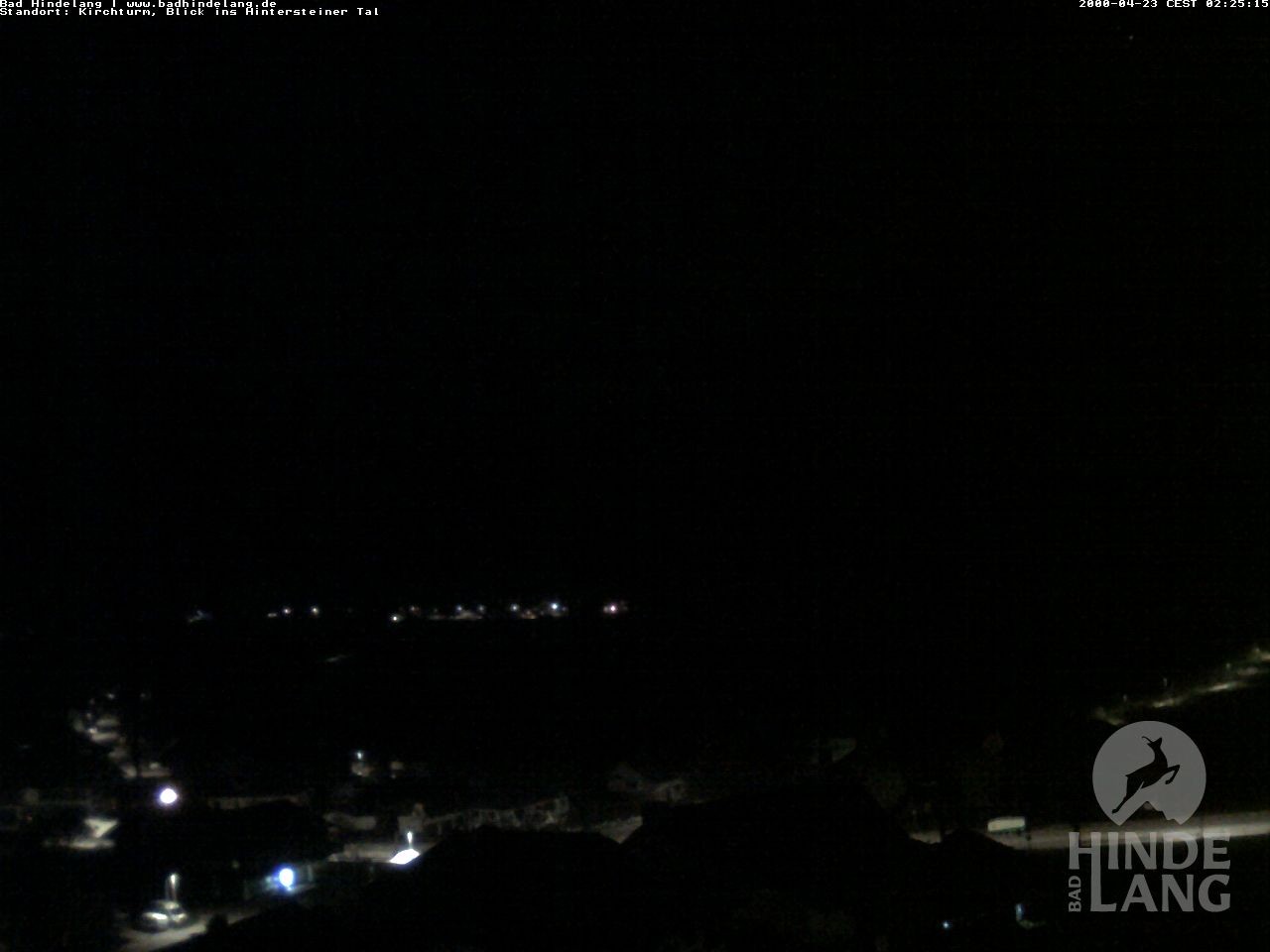 Archiv Foto Webcam Kirchturmblick Richtung Hintersteiner Tal