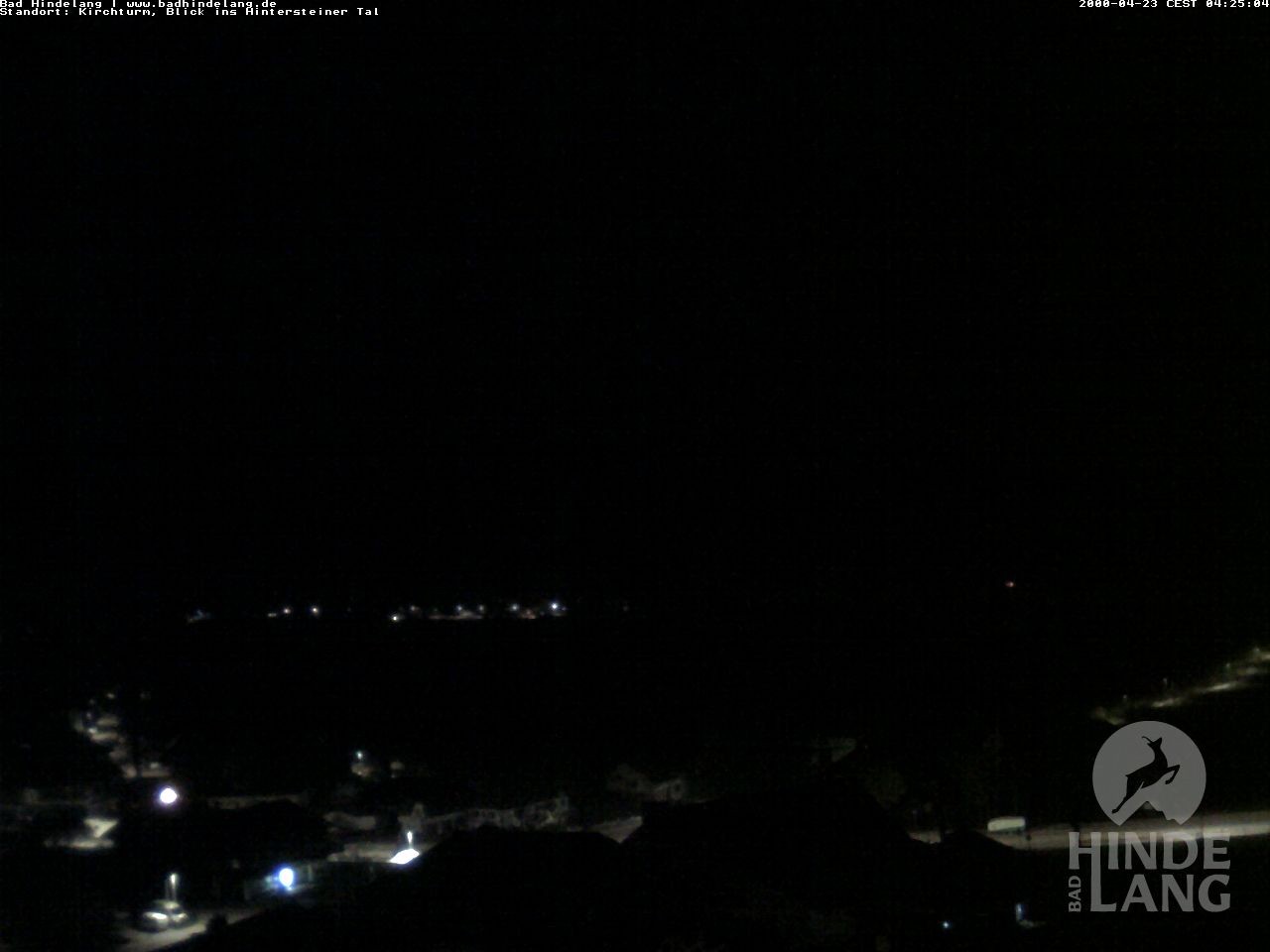 Archiv Foto Webcam Kirchturmblick Richtung Hintersteiner Tal